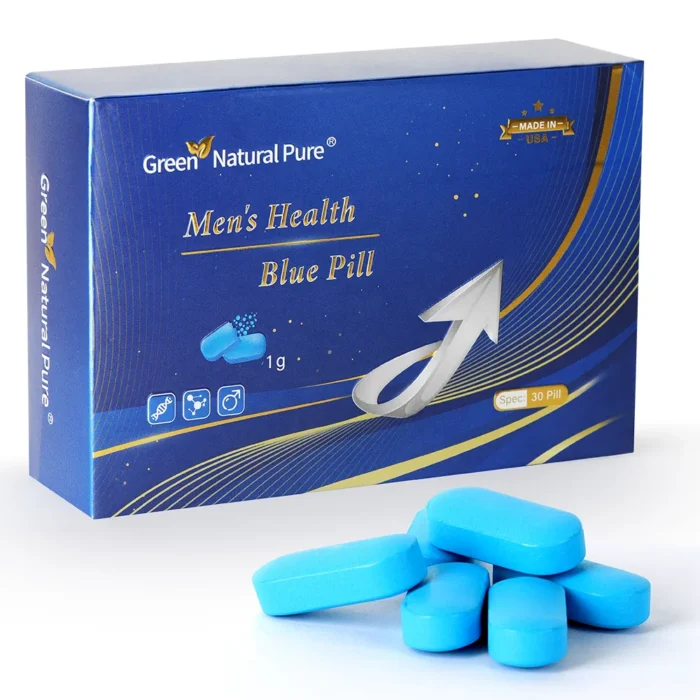 Green Natural Pure Men's Health Blue Pill - Image 3