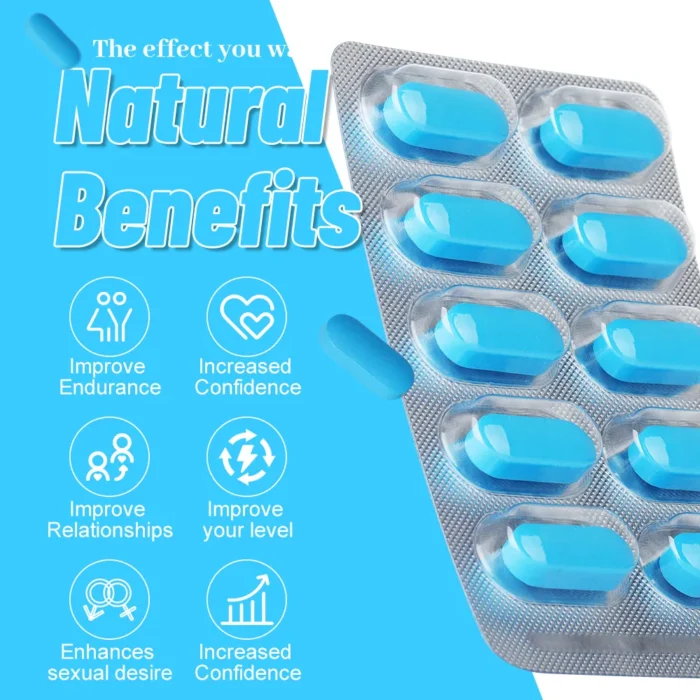 Green Natural Pure Men's Health Blue Pill - Image 8